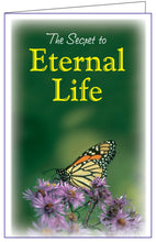 Load image into Gallery viewer, The Secret to Eternal Life (250 Bible tracts $ .03 each)